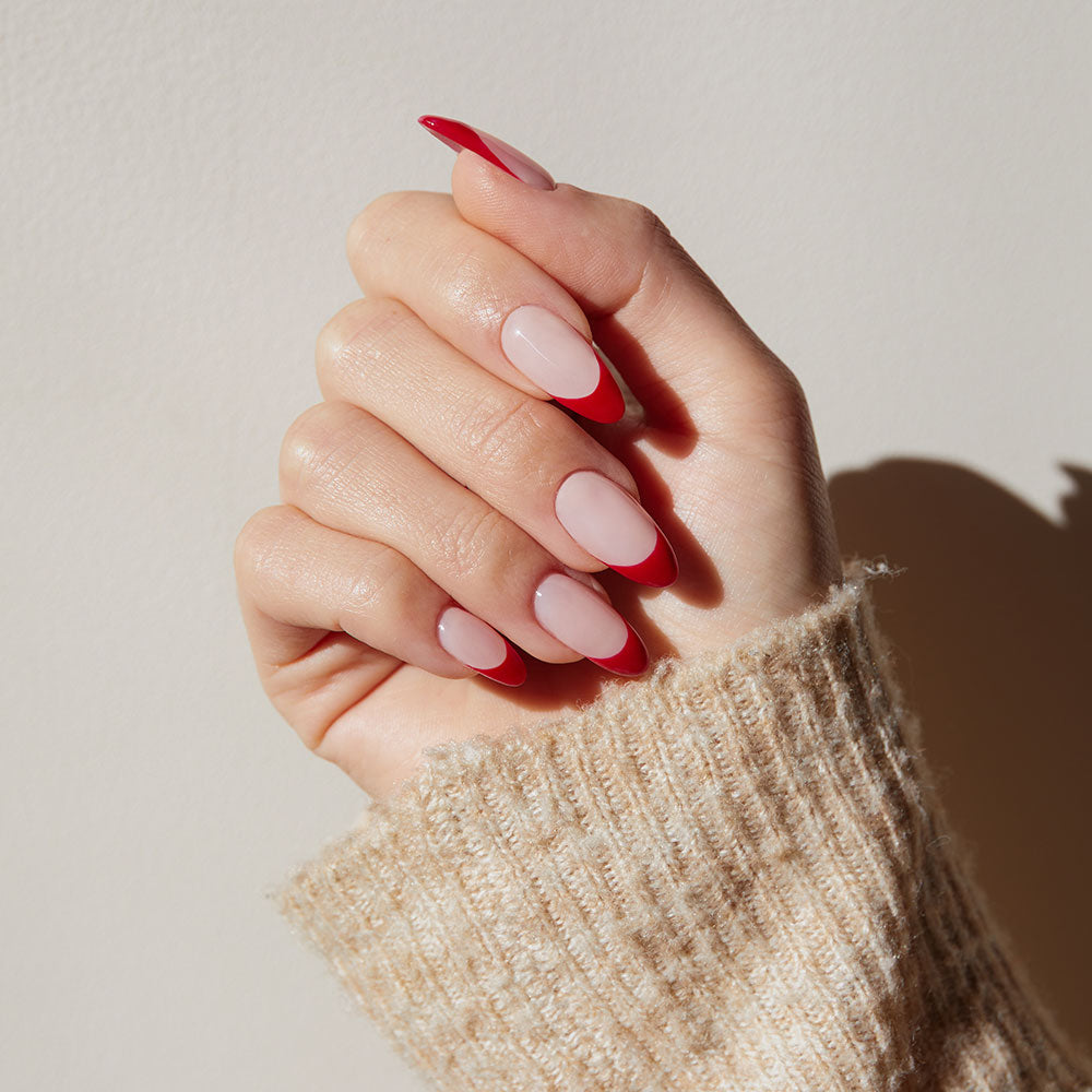 Gelous Rouge gel nail polish - photographed in Australia on model