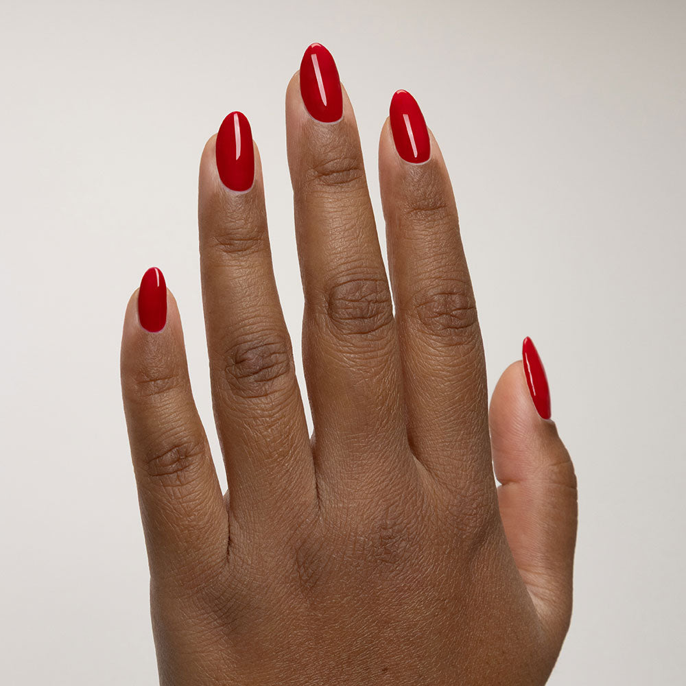 Gelous Rouge gel nail polish - photographed in Australia on model