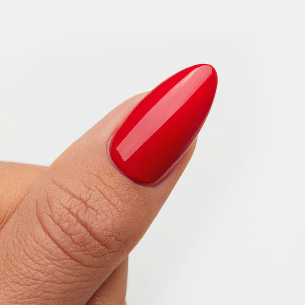 Gelous Red Sass HEMA & TPO-Free gel nail polish swatch - photographed in Australia