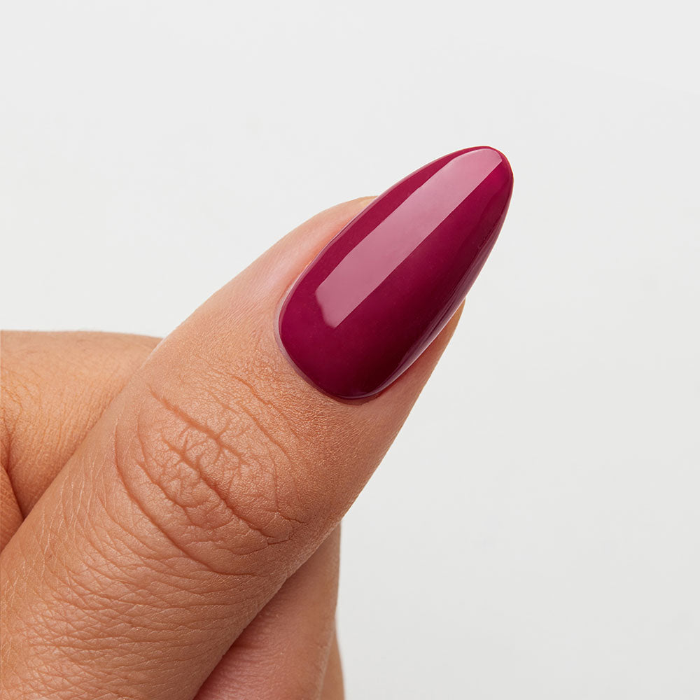 Gelous Skip a Beet gel nail polish swatch - photographed in Australia