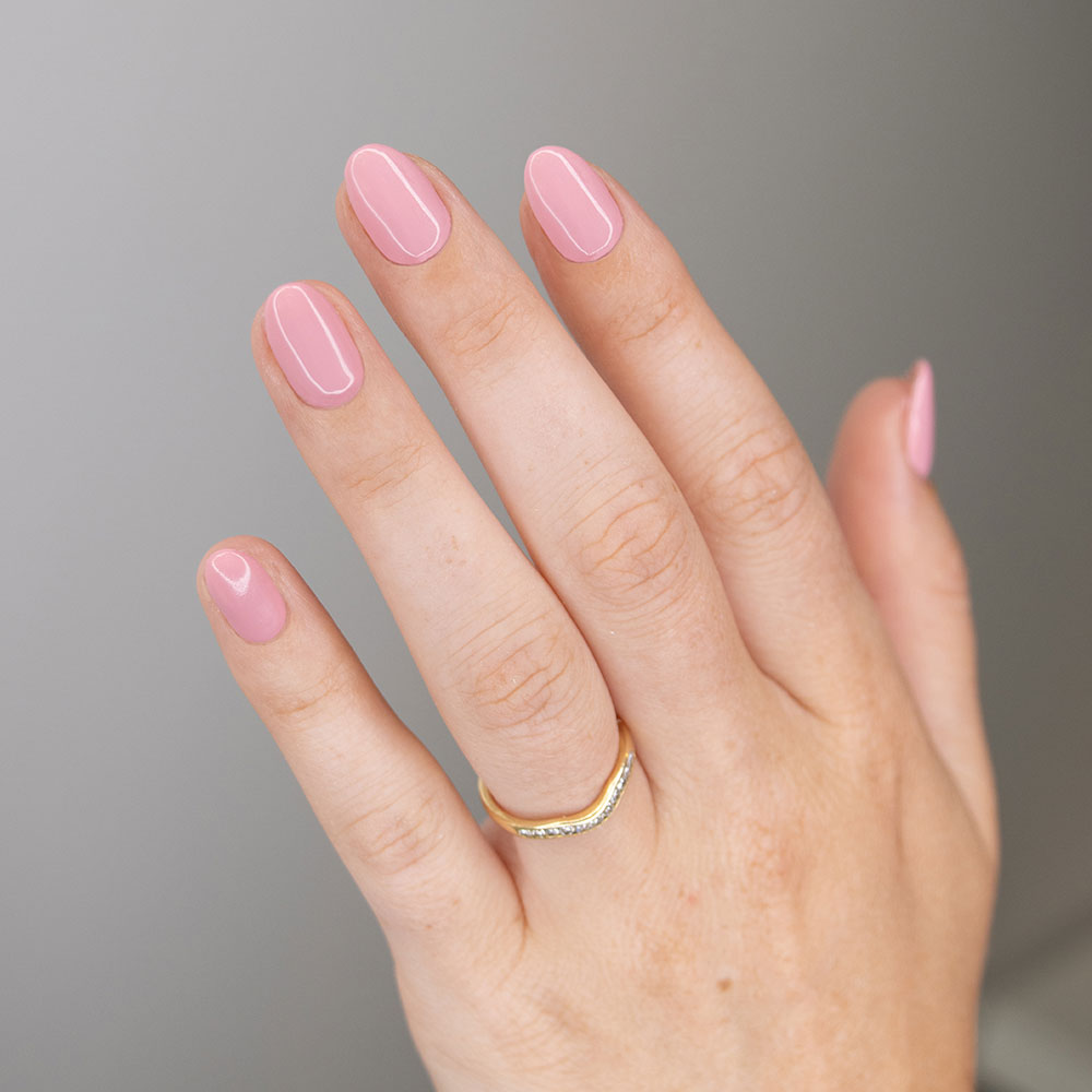 Gelous Settle Petal gel nail polish swatch - photographed in Australia