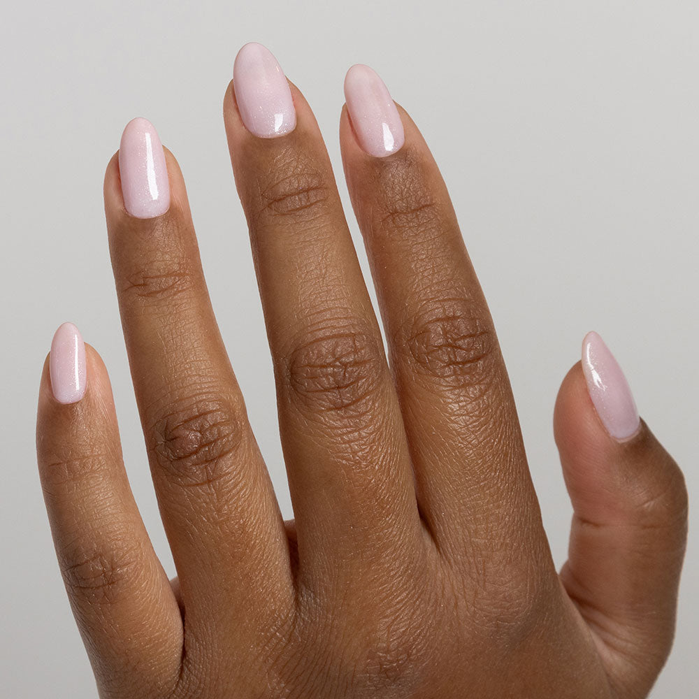 Gelous Sugar Cookie gel nail polish comparison - photographed in Australia