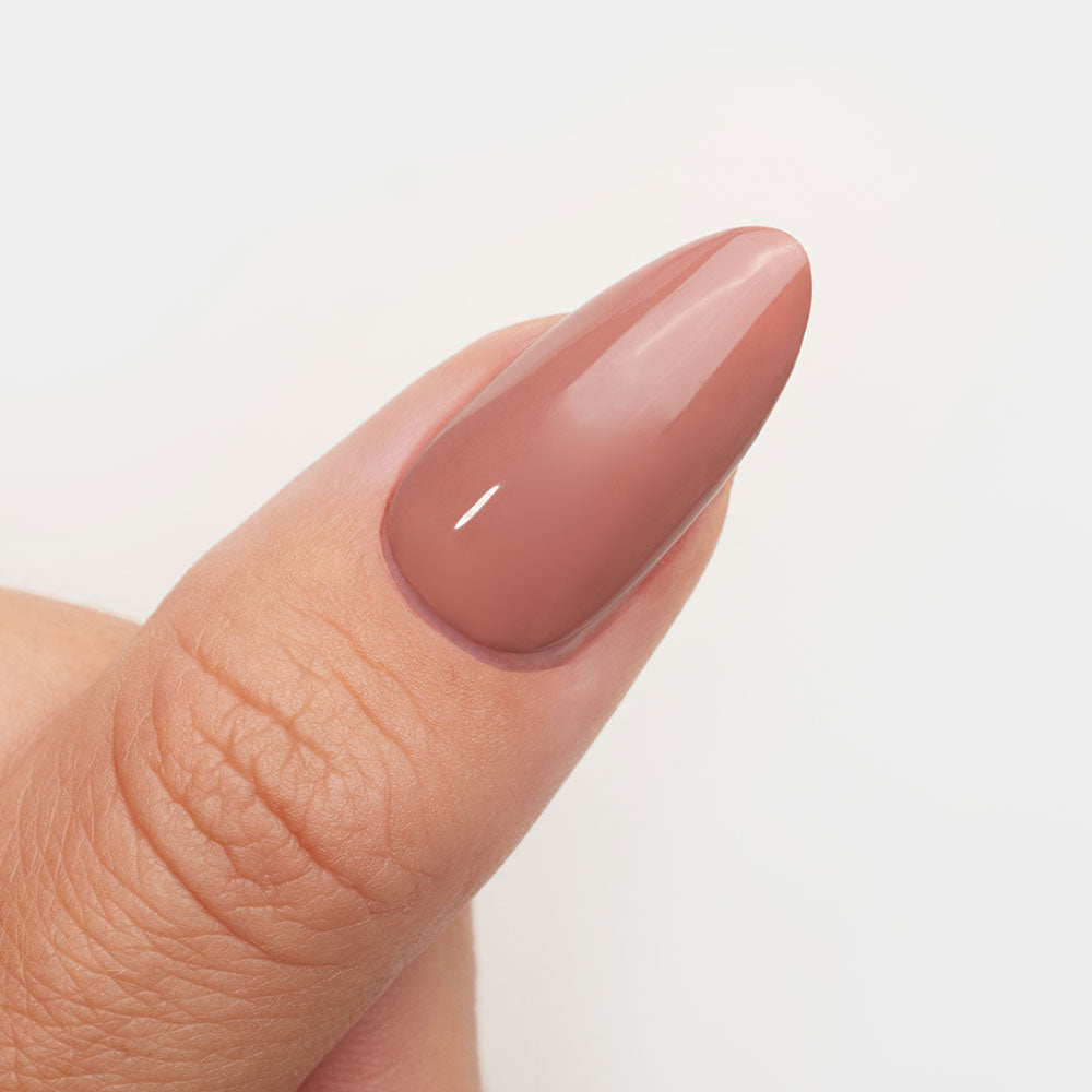 Gelous Stuck in the Mud gel nail polish swatch - photographed in Australia