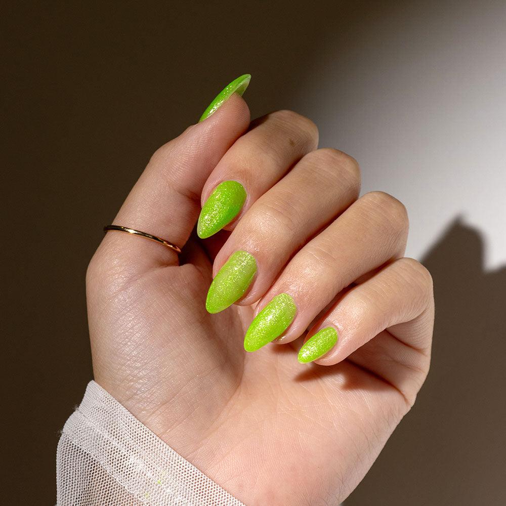Gelous Sourpuss gel nail polish - photographed in Australia on model