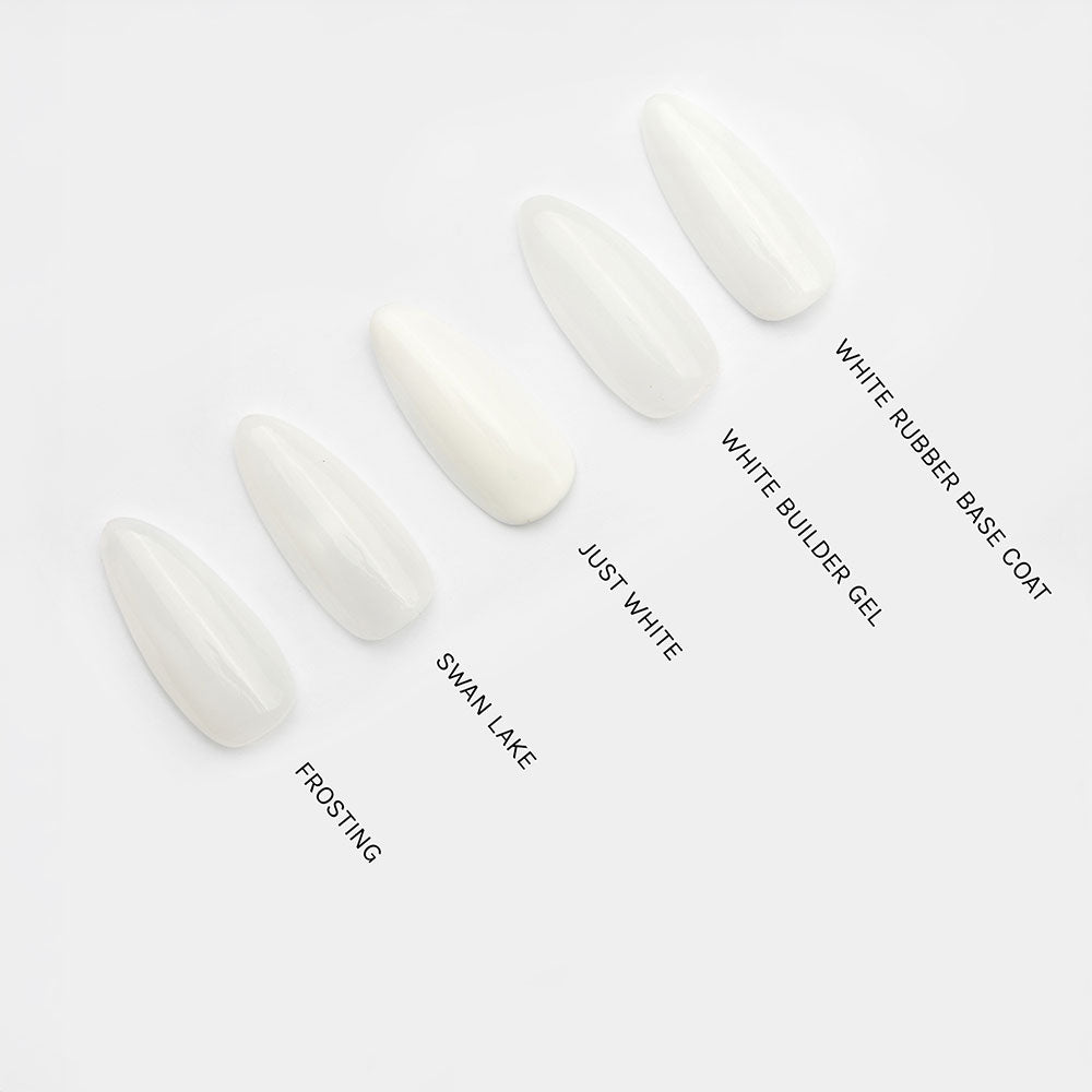 Gelous Swan Lake gel nail polish comparison - photographed in Australia
