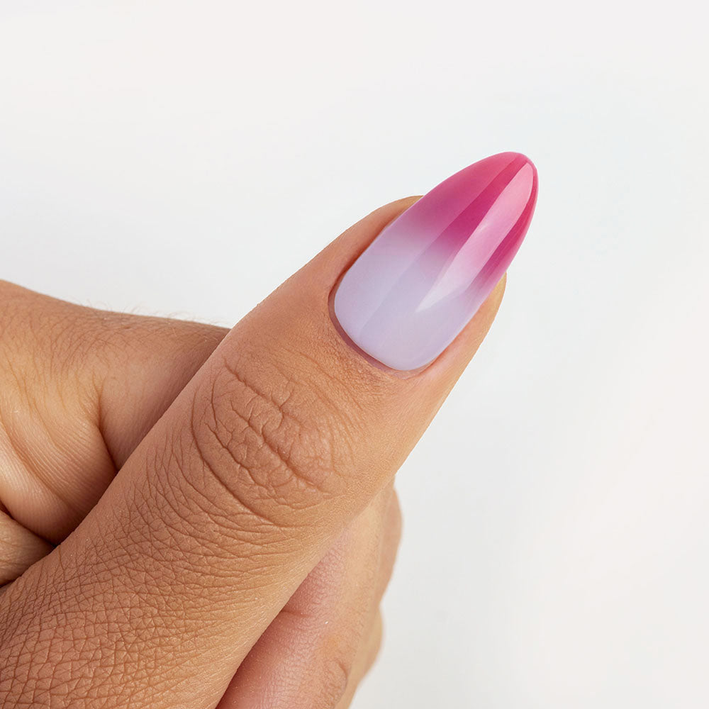 Gelous Thermal Beach Babe gel nail polish - photographed in Australia on model