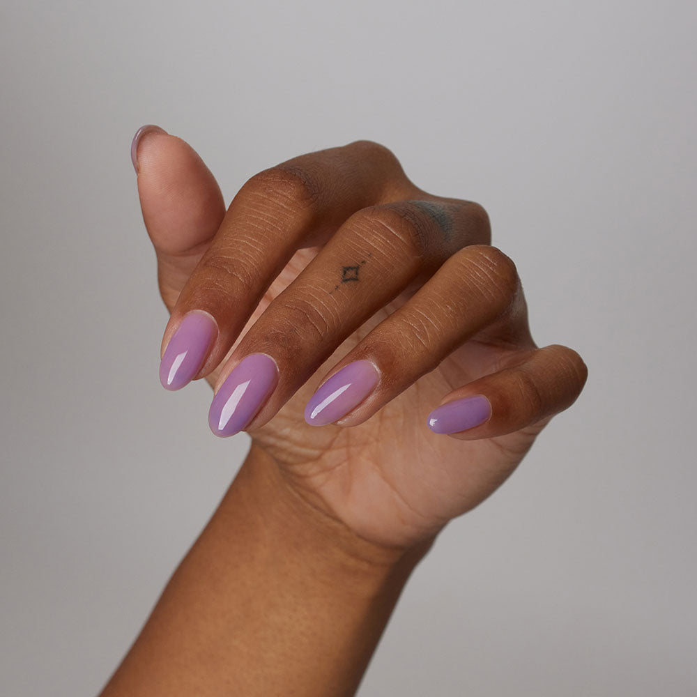 Gelous Thermal Dreamscape gel nail polish - photographed in Australia on model