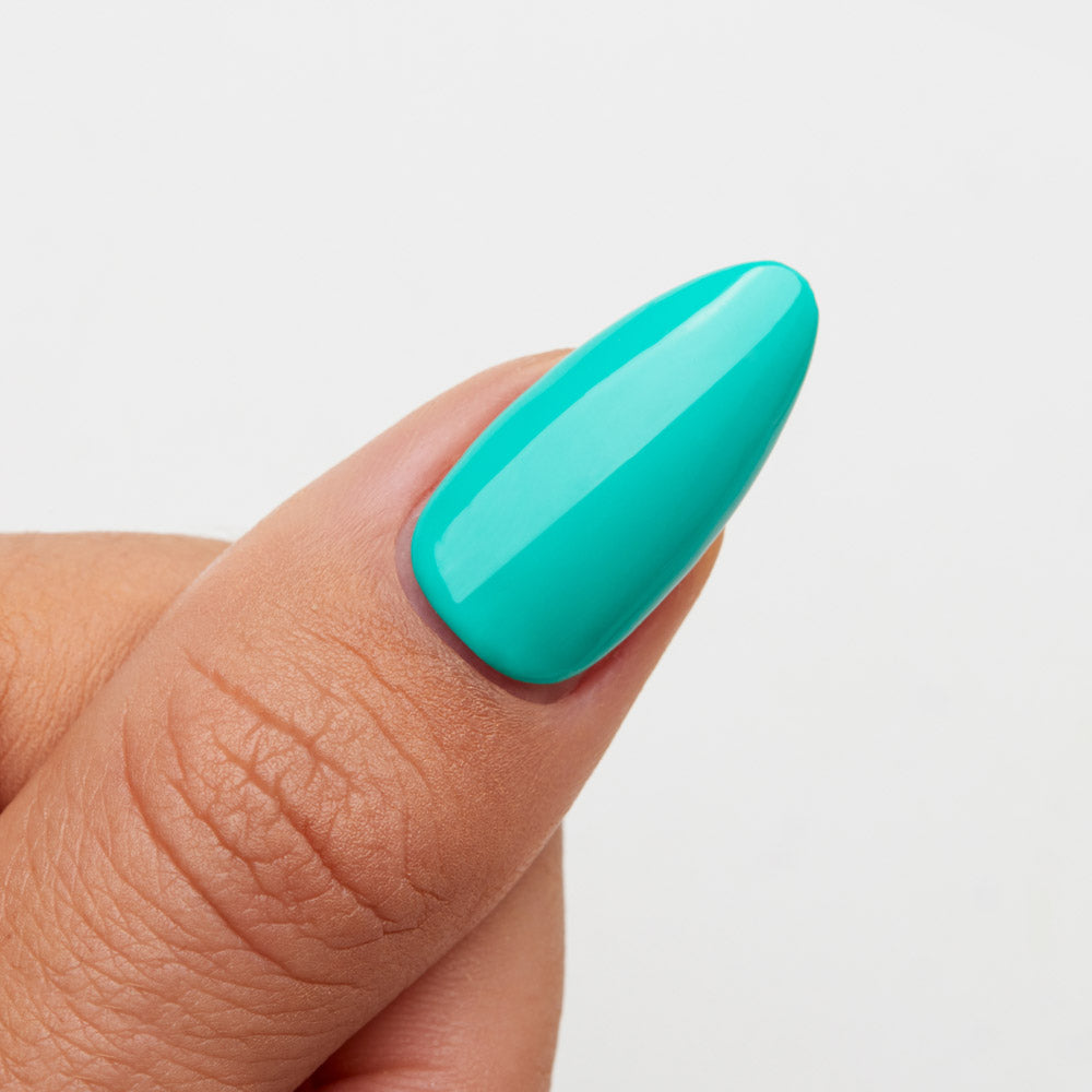 Gelous The Real Teal gel nail polish swatch - photographed in Australia