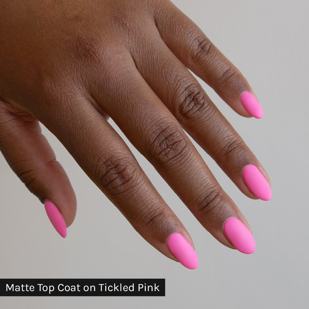 Gelous Tickled Pink gel nail polish - photographed in Australia on model