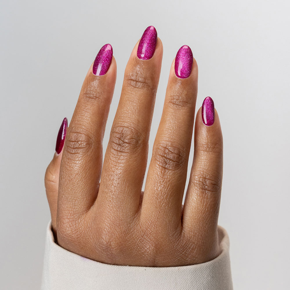 Gelous Velvet Elixir gel nail polish - photographed in Australia on model