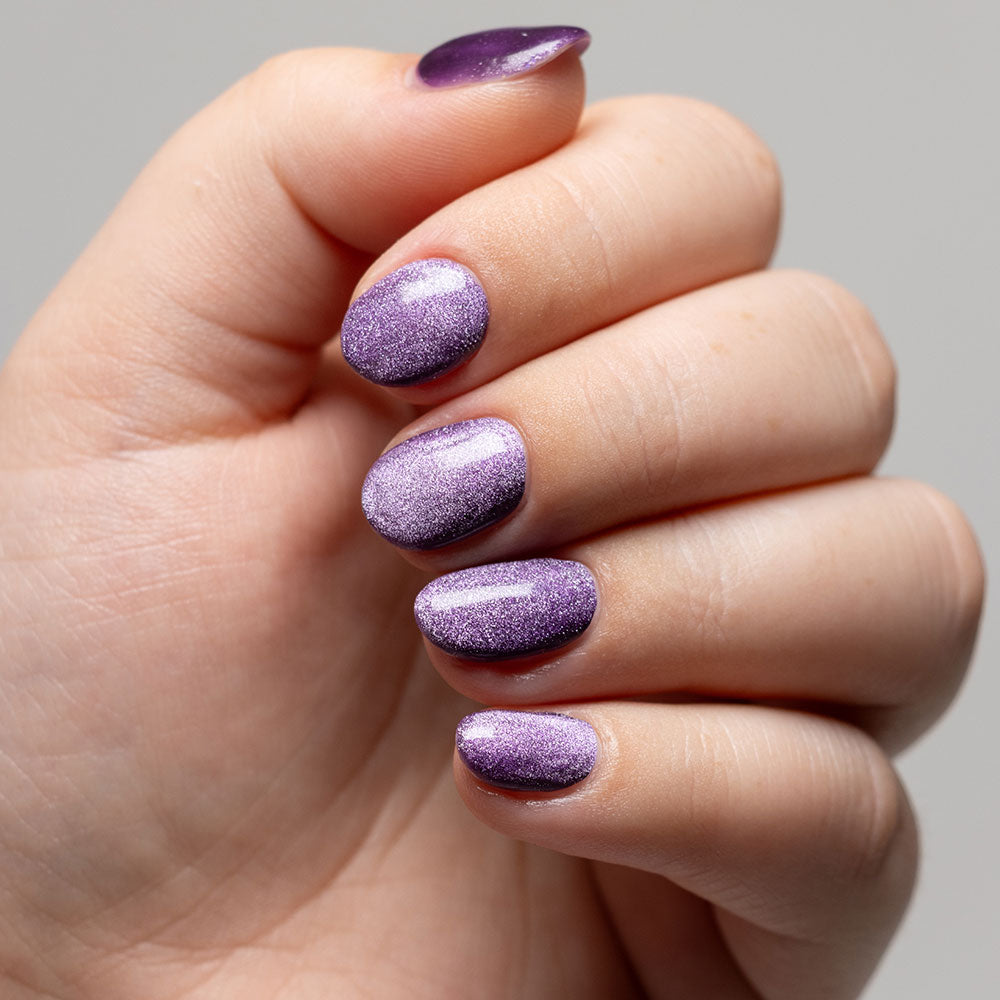 Gelous Velvet Spell gel nail polish - photographed in Australia on model