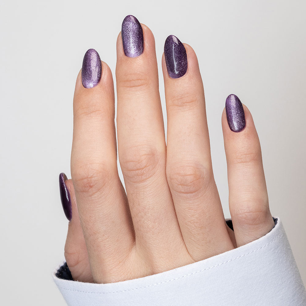 Gelous Velvet Spell gel nail polish - photographed in Australia on model