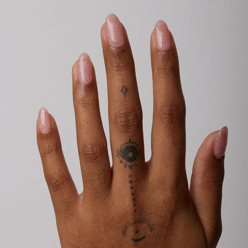 Gelous Colour Whispering Angel gel nail polish - photographed in Australia on model