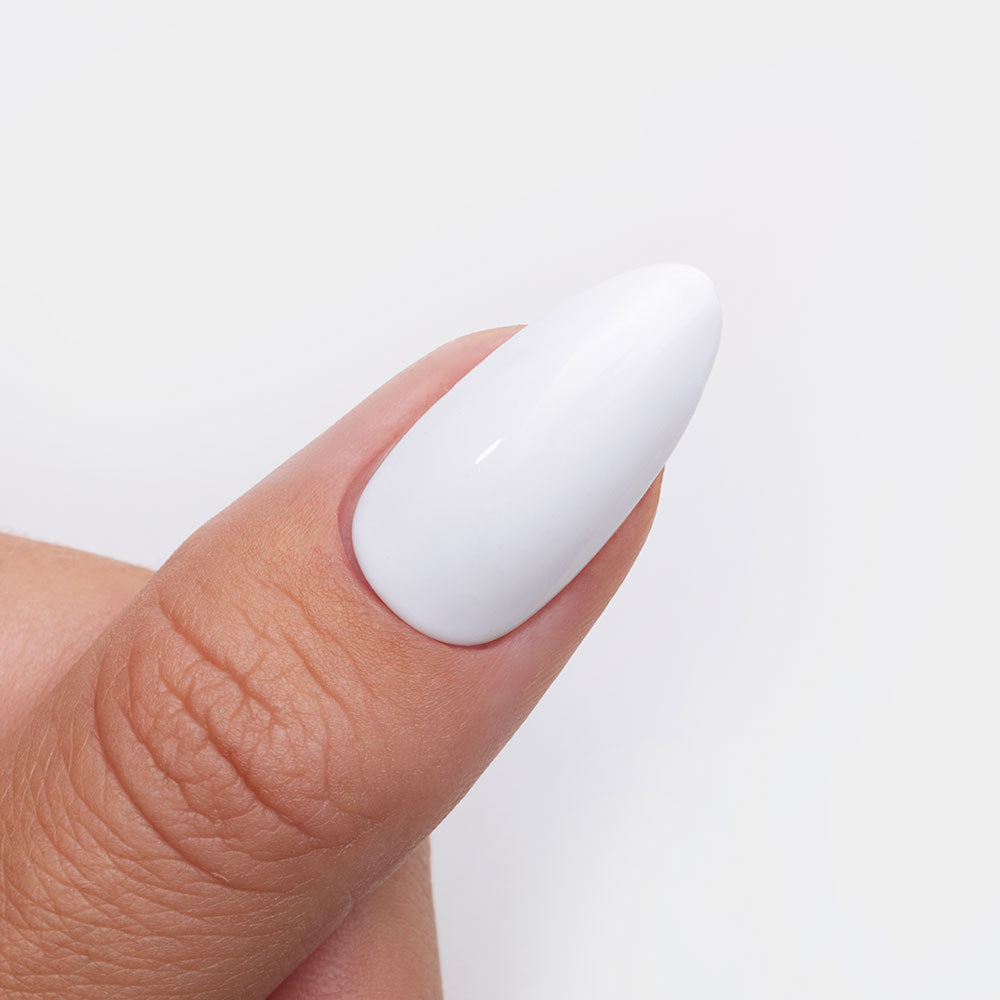 Gelous Whiteout gel nail polish swatch - photographed in Australia