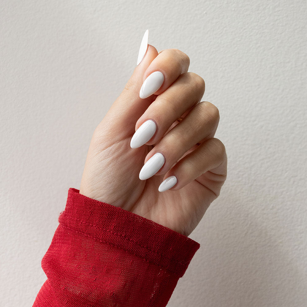 Gelous Whiteout gel nail polish - photographed in Australia
