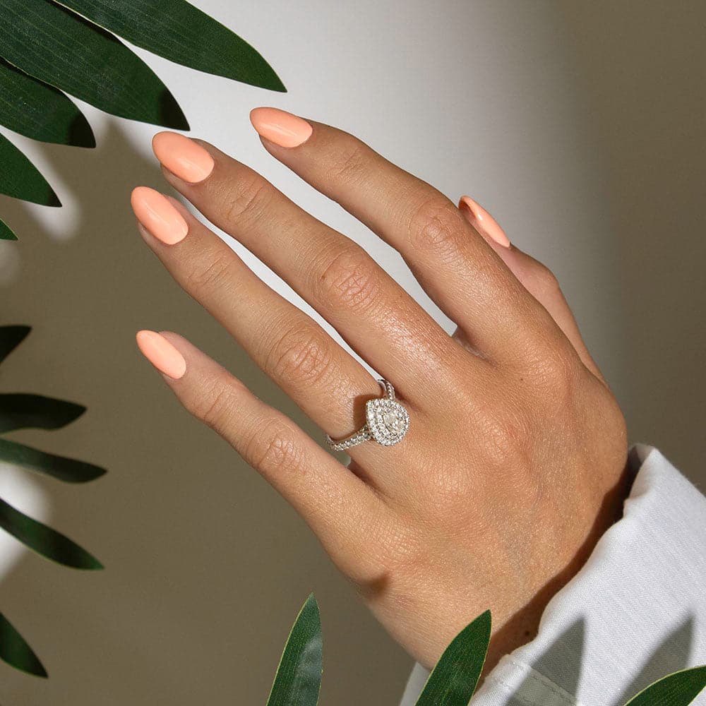 Gelous Orange Sherbet gel nail polish swatch - photographed in Australia