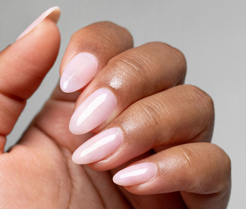 Gelous builder gel nail polish - photographed in Australia on model