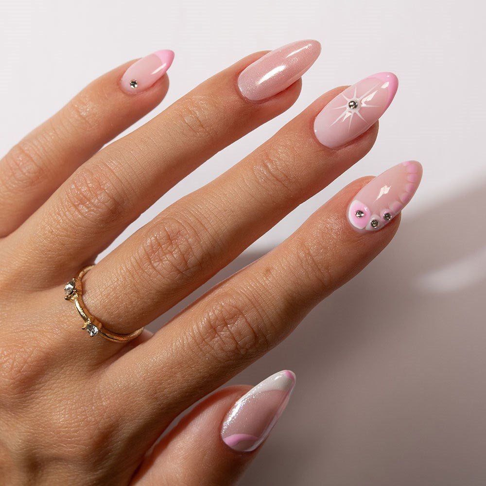 Gelous Classic Pearl & Rhinestone Nail Art Set product photo - photographed in Australia