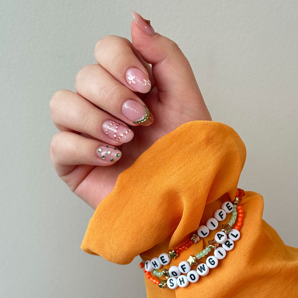 Gelous Pastel Rhinestone Nail Art Set product photo - photographed in Australia