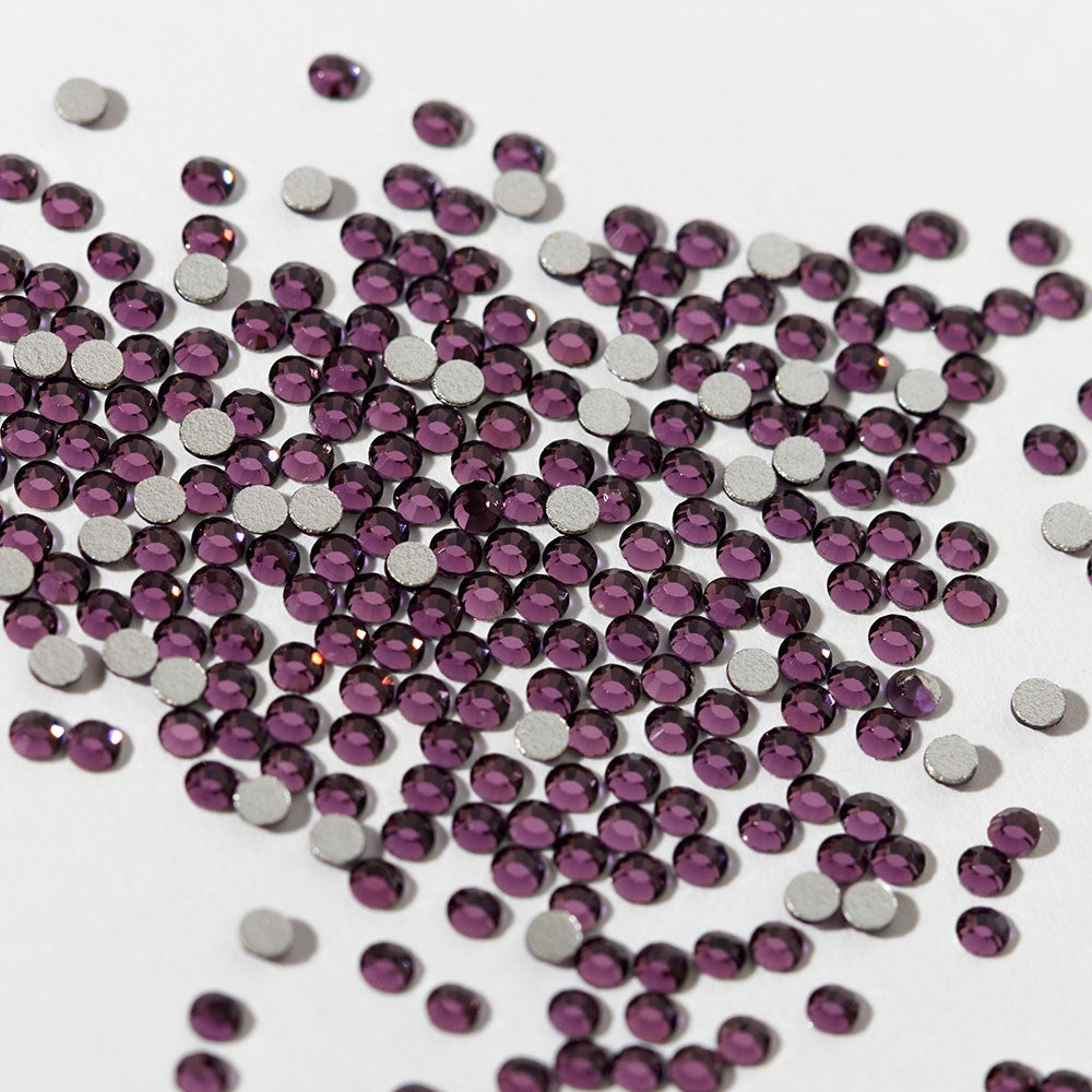 Gelous Purple Rhinestone Nail Art Set product photo - photographed in Australia