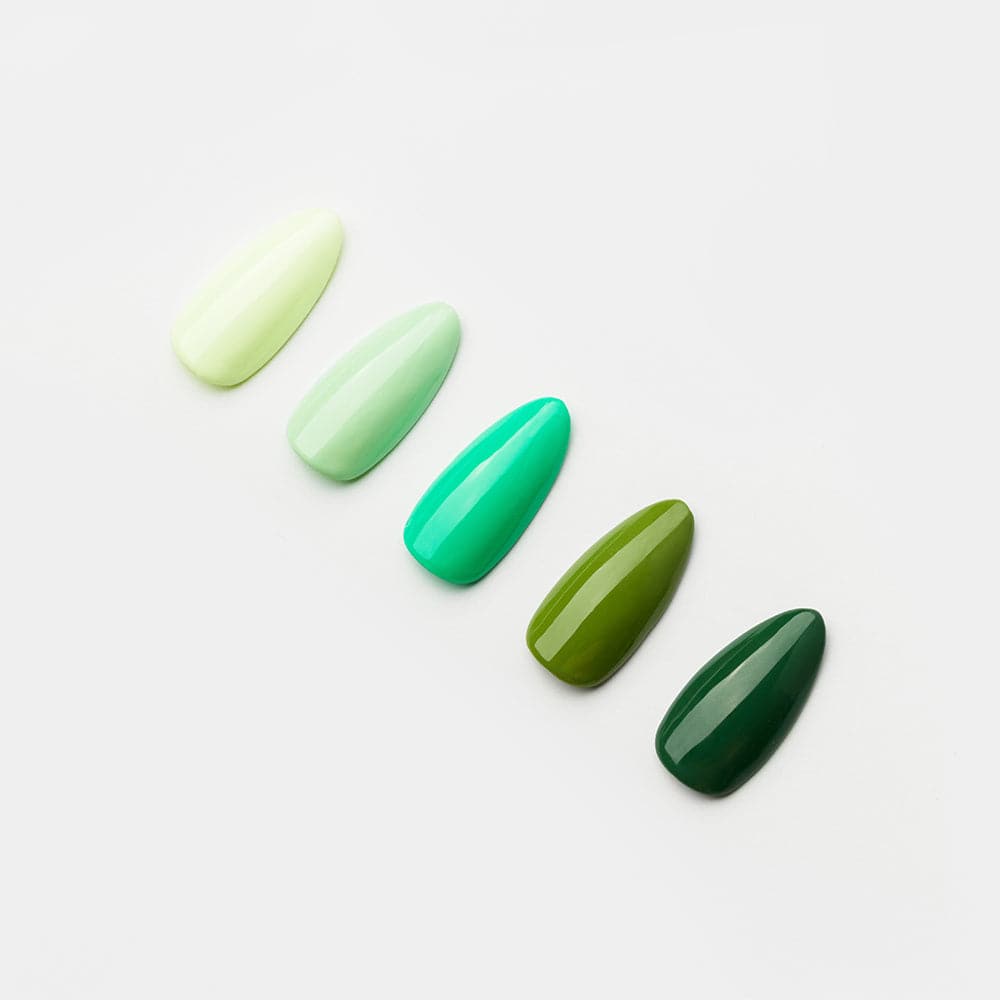 Gelous gel nail polish Greens Polish Pack - photographed in Australia