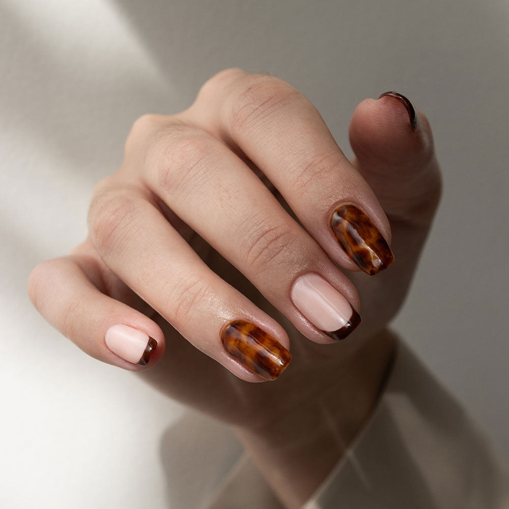 Gelous Tortoiseshell gel nail polish pack - photographed in Australia