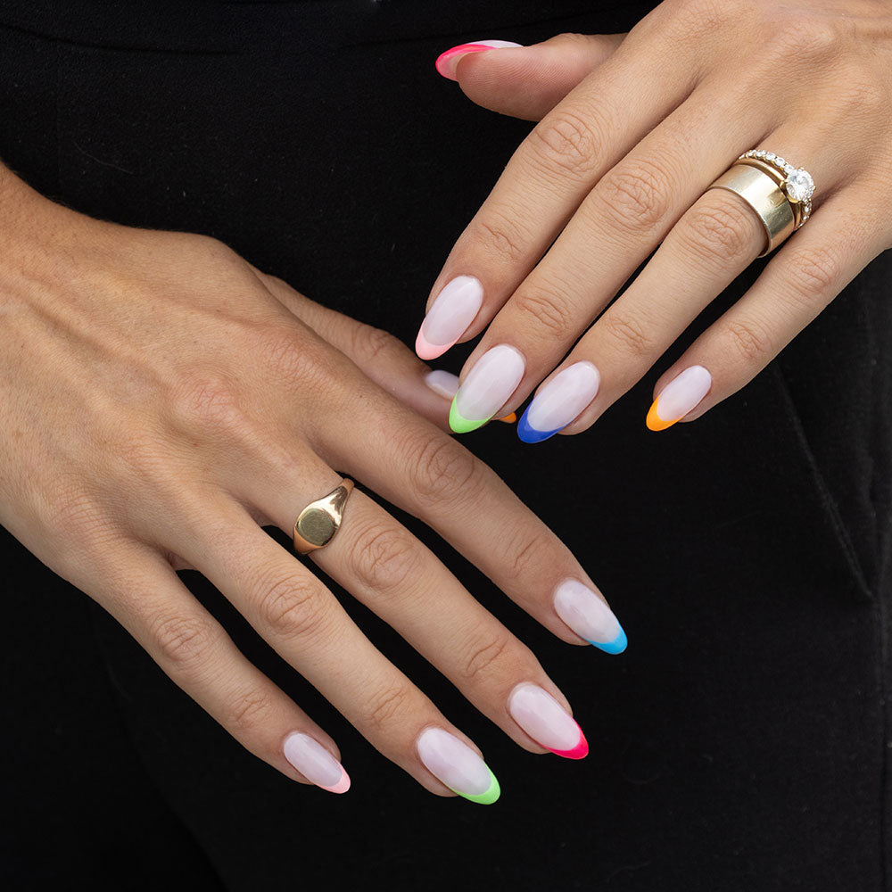 French Nail Tip Guides - photographed in Australia on model