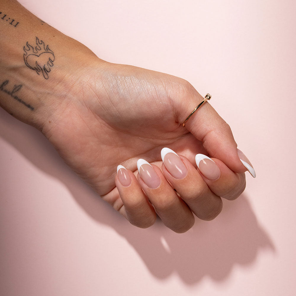 French Nail Tip Guides - photographed in Australia on model