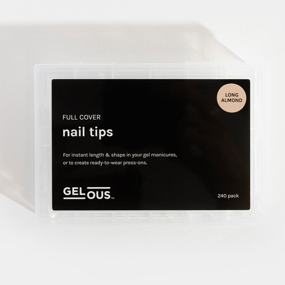 Gelous Long Almond Nail Tips product photo - photographed in Australia