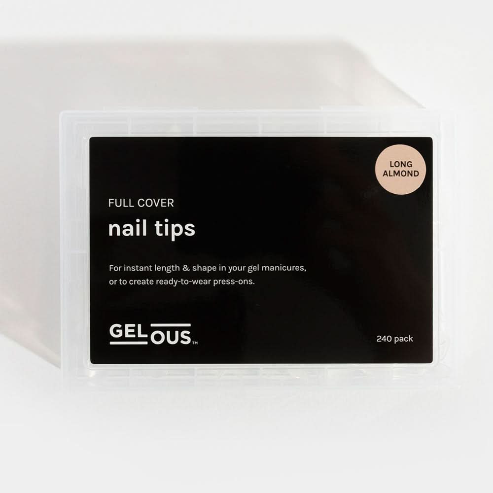 Gelous Long Almond Nail Tips product photo - photographed in Australia