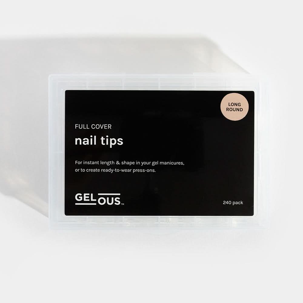 Gelous Long Round Nail Tips product photo - photographed in Australia