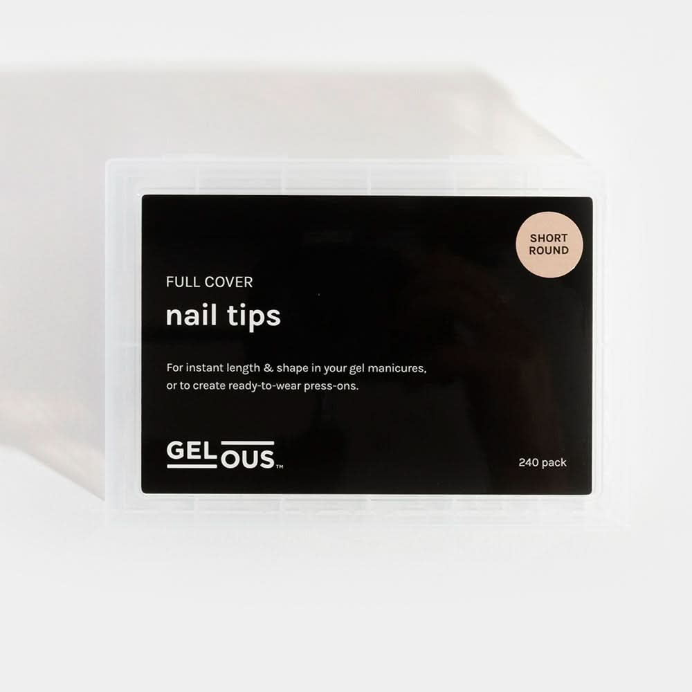 Gelous Short Round Nail Tips product photo - photographed in Australia