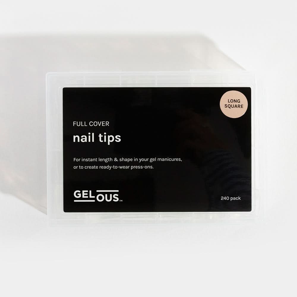 Gelous Long Square Nail Tips product photo - photographed in Australia