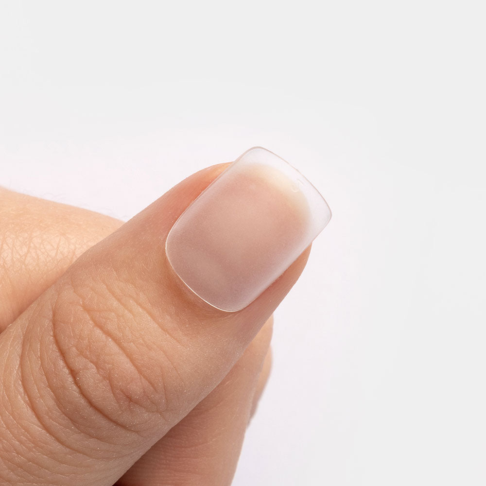 Gelous Short Square Nail Tips swatch - photographed in Australia