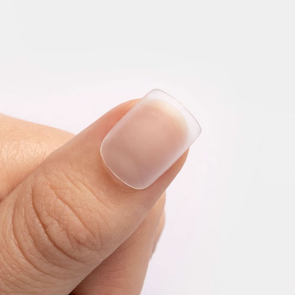 Gelous Short Square Nail Tips swatch - photographed in Australia