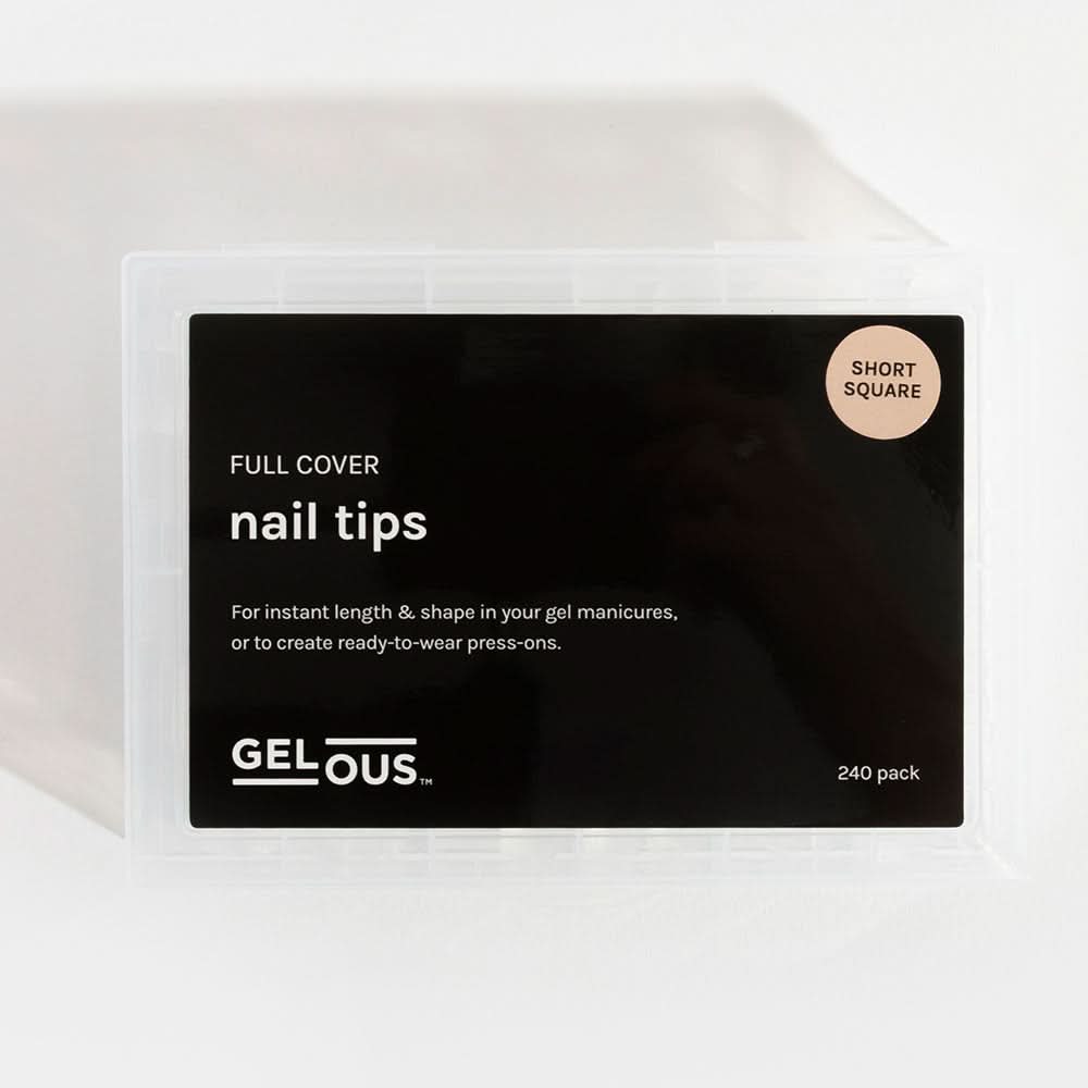 Gelous Short Square Nail Tips product photo - photographed in Australia