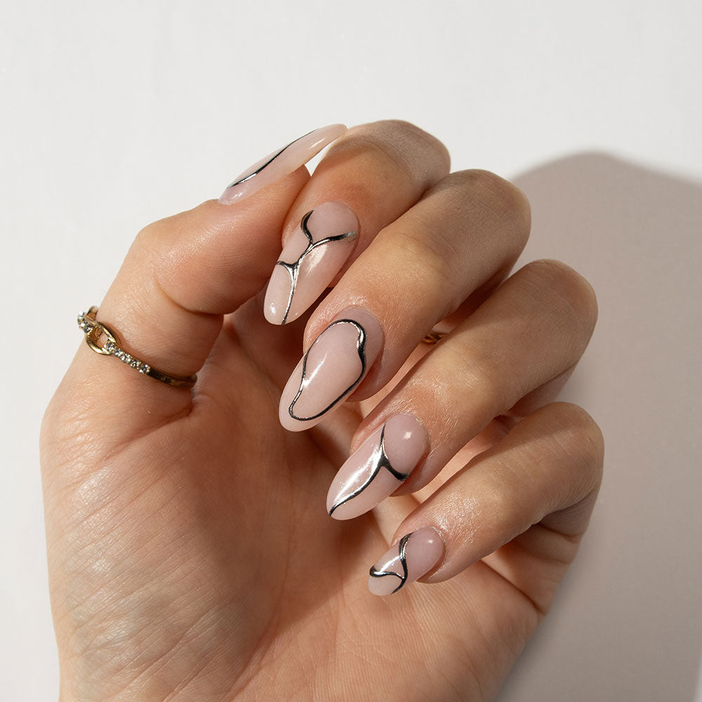 Gelous Matte Top Coat gel nail polish on model - photographed in Australia