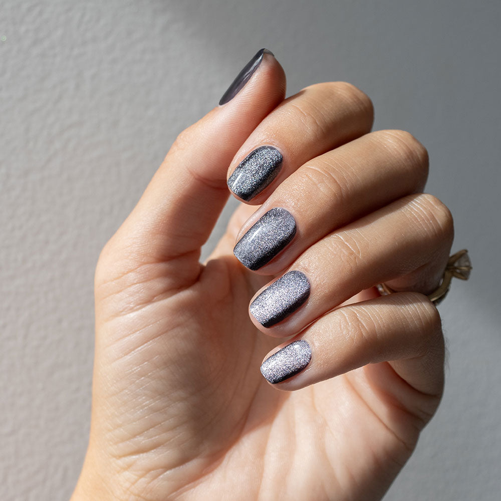 Gelous Velvet Night gel nail polish - photographed in Australia on model