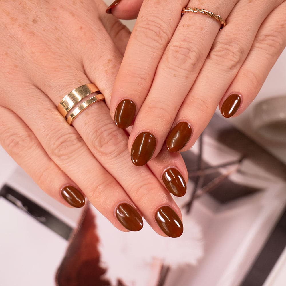 Gelous Dirtbag gel nail polish - photographed in Australia on model