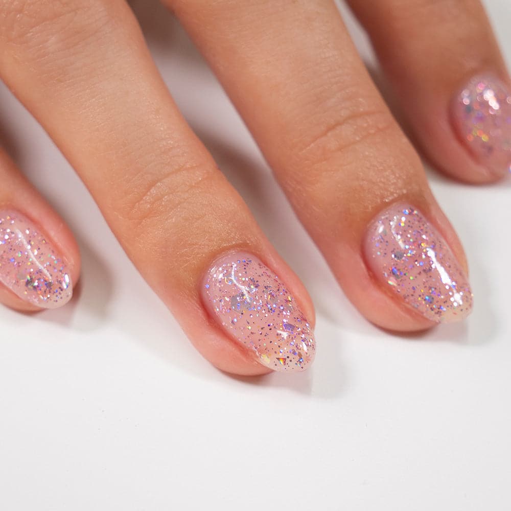 Gelous Far Far Away gel nail polish - photographed in Australia on model