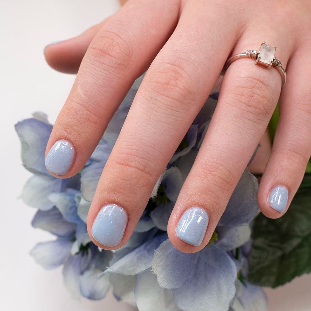 Gelous Glass Slipper gel nail polish - photographed in Australia on model