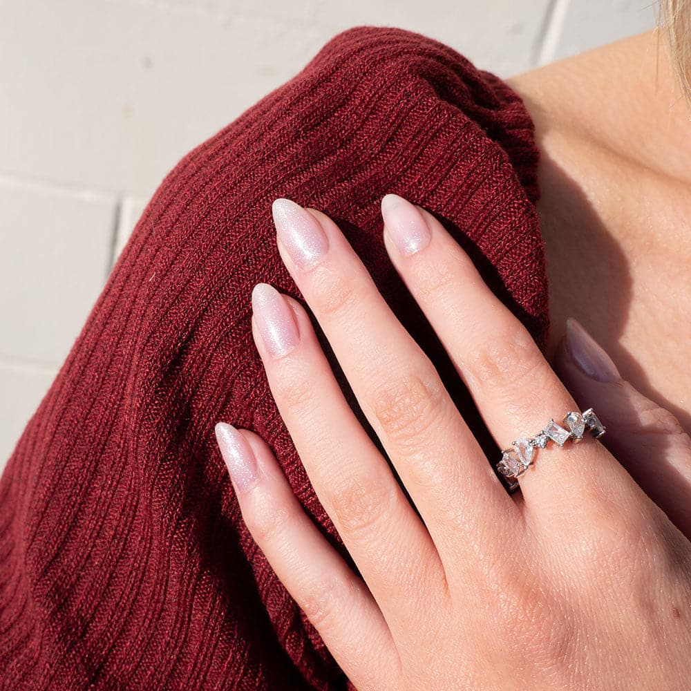 Gelous Snow Place Like Home gel nail polish - photographed in Australia on model