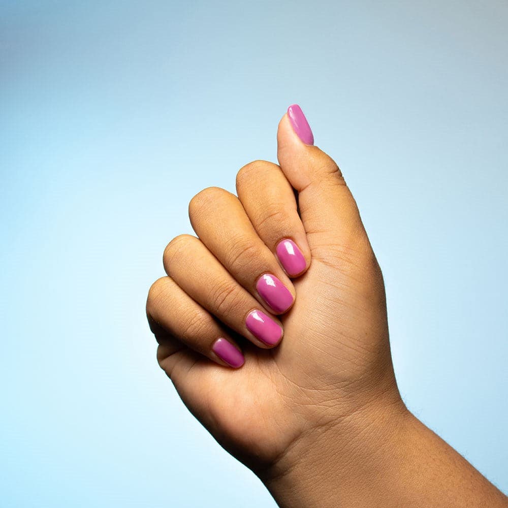Gelous Thermal Beach Babe gel nail polish - photographed in Australia on model