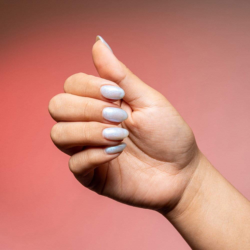 Gelous Thermal Island Time gel nail polish - photographed in Australia on model