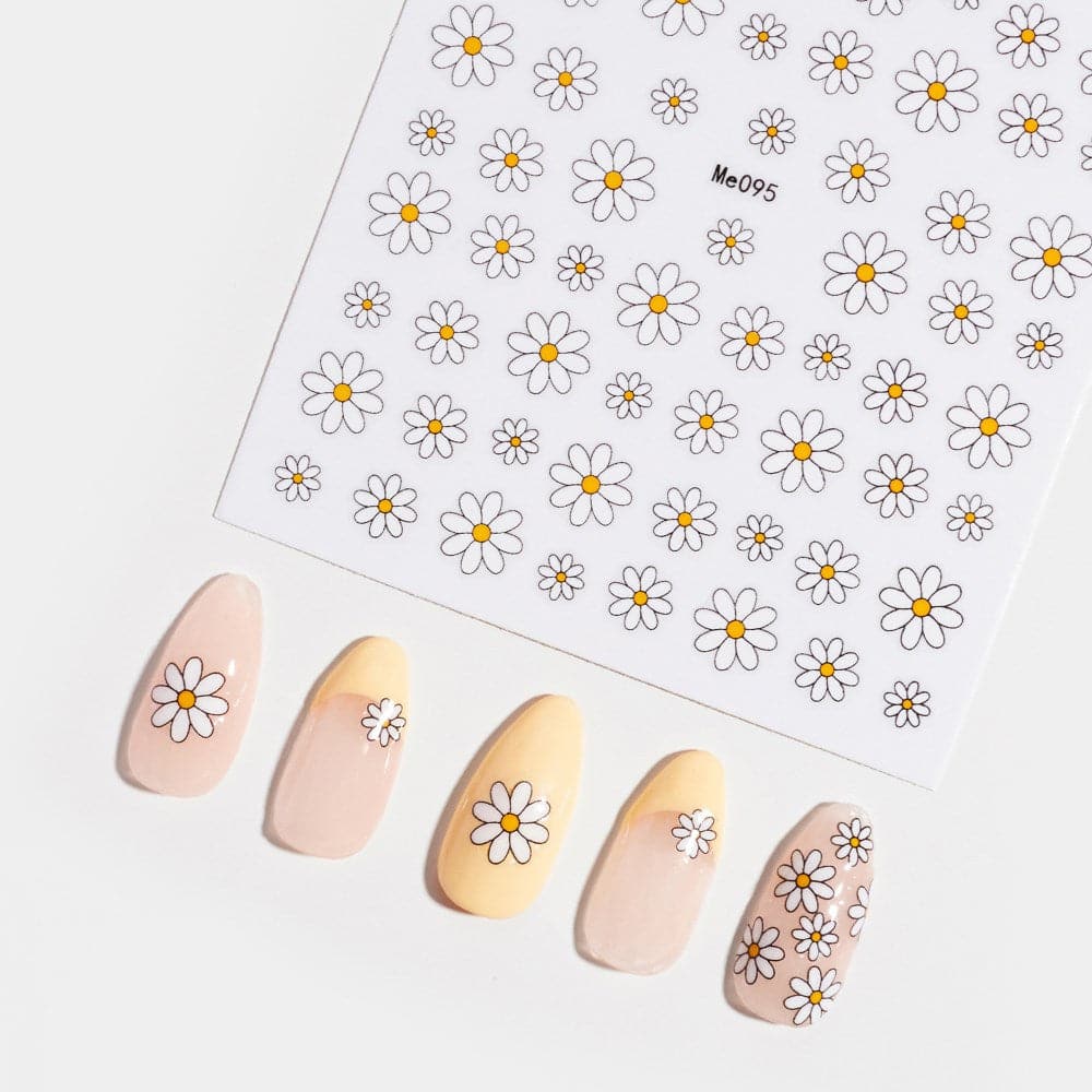 Gelous Oopsie Daisies Nail Art Stickers product photo - photographed in Australia