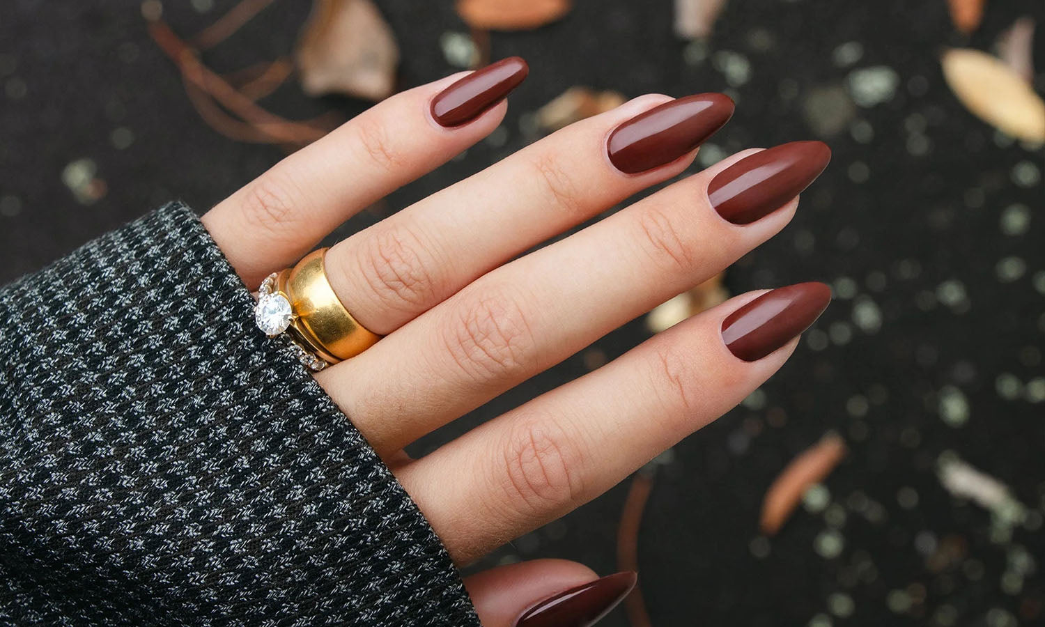 Gelous Cocoa Loco Gel Nail Polish - photographed in Australia on model