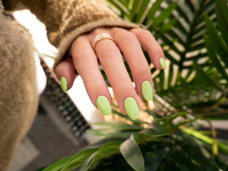 excel new pistachio nails | Gallery posted by ぽだ | Lemon8