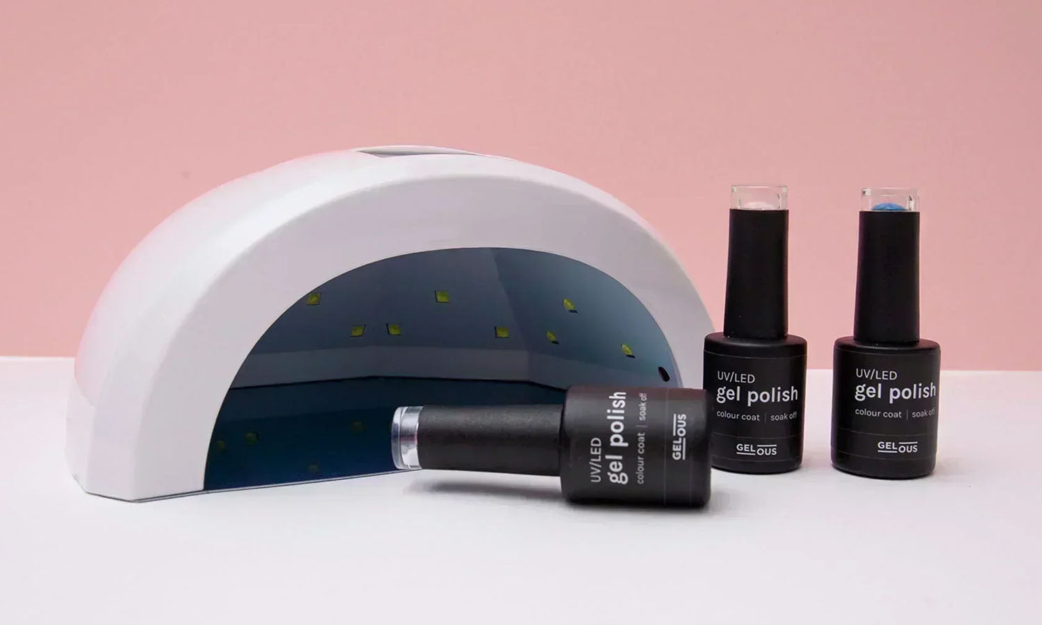 Gelous UV/LED Gel Nail Lamp and Gel Nail Polish colours - photographed in Australia