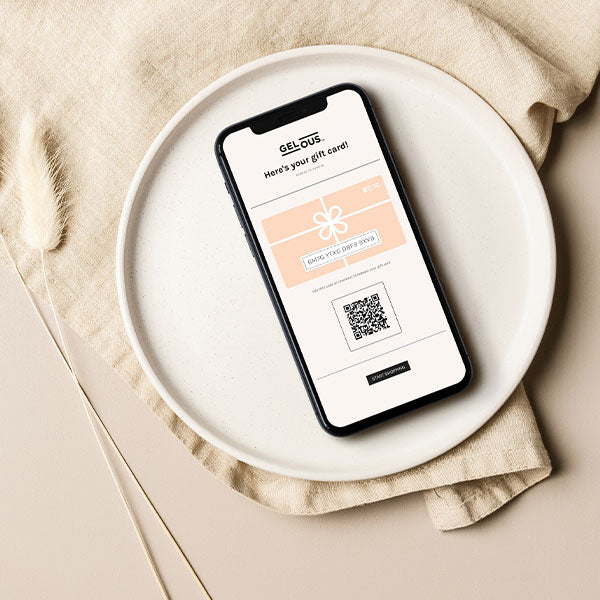 Digital Gift Card on mobile phone