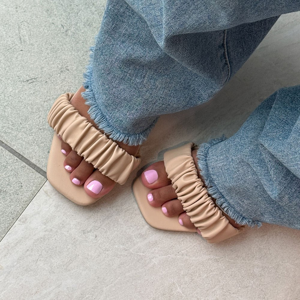 Gelous Pastel Pink 3-in-1 pedicure polish - photographed in Australia on model